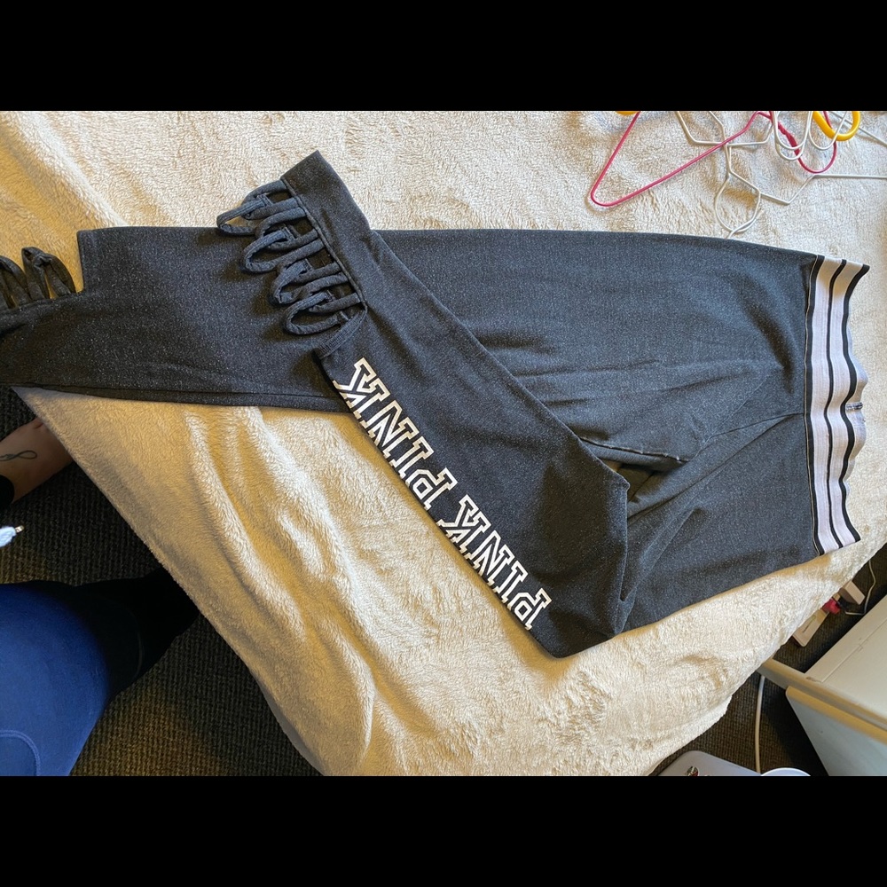 PINK Gray Leggings